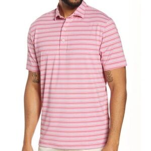 johnnie-O Browder Stripe Performance Polo